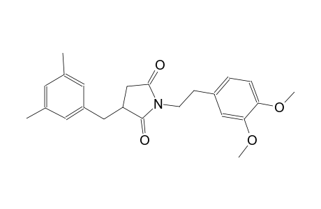 1-[2-(3,4-dimethoxyphenyl)ethyl]-3-(3,5-dimethylbenzyl)-2,5-pyrrolidinedione