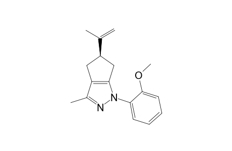 (5R)-1-(2-methoxyphenyl)-3-methyl-5-(1-methylethenyl)-5,6-dihydro-4H-cyclopenta[c]pyrazole