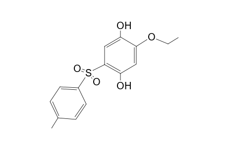 2-Ethoxy-5-(4-methylphenylsulfonyl)-benzene-1,4-diol