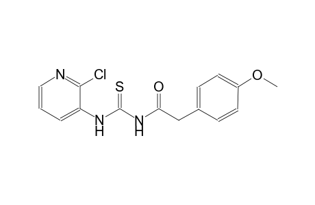 N-(2-chloro-3-pyridinyl)-N'-[(4-methoxyphenyl)acetyl]thiourea