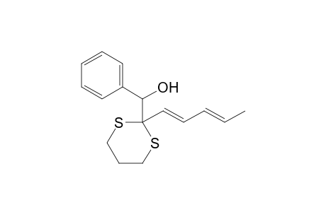 2-(1-Hydroxy-1-phenylmethyl)-2-(1,3-pentadienyl)-1,3-dithiane