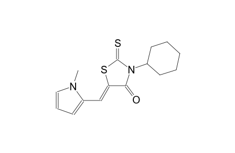 (5Z)-3-cyclohexyl-5-[(1-methyl-1H-pyrrol-2-yl)methylene]-2-thioxo-1,3-thiazolidin-4-one