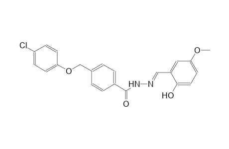 4-[(4-chlorophenoxy)methyl]-N'-[(E)-(2-hydroxy-5-methoxyphenyl)methylidene]benzohydrazide