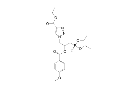 ETHYL-1-(3-(DIETHOXYPHOSPHORYL)-2-((4-METHOXYBENZOYL)-OXY)-PROPYL)-1H-1,2,3-TRIAZOLE-4-CARBOXYLATE