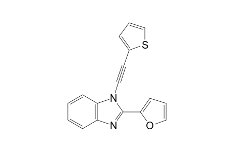 2-(2-Furanyl)-1-(2-thiophenylethynyl)-1H-benzimidazole