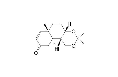 9H-Naphtho[2,1-d][1,3]dioxin-9-one, 1,4a,5,6,6a,10,10a,10b-octahydro-3,3,6a-trimethyl-, [4aS-(4a.alpha.,6a.alpha.,10a.beta.,10b.alpha.)]-