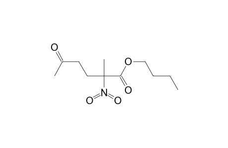 Butyl 2-methyl-2-nitro-5-oxohexanoate