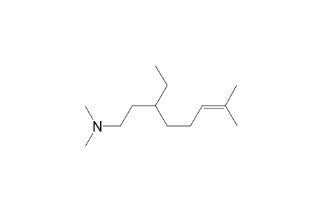 3-Ethyl-N,N,7-trimethyloct-6-en-1-amine