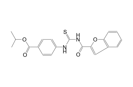 benzoic acid, 4-[[[(2-benzofuranylcarbonyl)amino]carbonothioyl]amino]-, 1-methylethyl ester