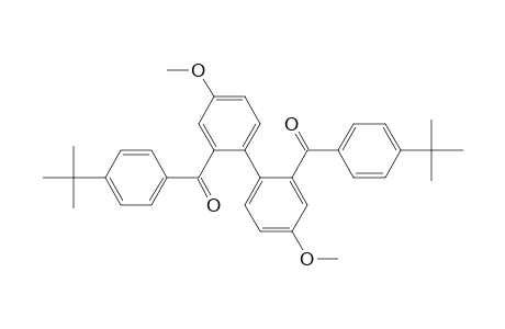 (4-tert-butylphenyl)-[2-[2-(4-tert-butylphenyl)carbonyl-4-methoxy-phenyl]-5-methoxy-phenyl]methanone