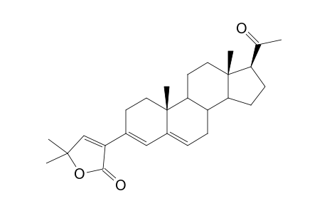 3-( 17'.beta.-Acetylandrosta-3',5'-dien-3'-yl)-5,5-dimethylfuran-2(5H)-one