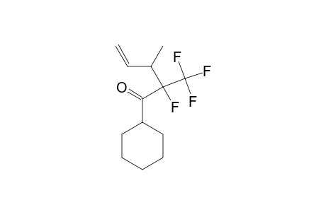 1-Cyclohexyl-2-fluoro-3-methyl-2-(trifluoromethyl)pent-4-en-1-one