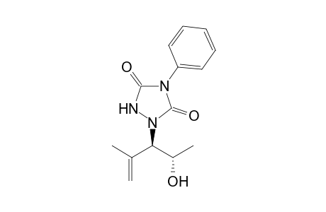 (2S*,3R*)-4-Methyl-3-(4'-phenyl-1',2',4'-triazolidine-3',5'-dion-1'-yl)-4-penten-2-ol