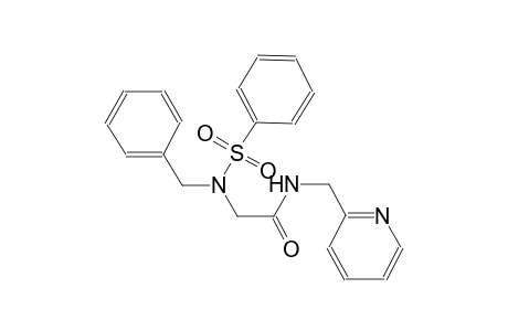 acetamide, 2-[(phenylmethyl)(phenylsulfonyl)amino]-N-(2-pyridinylmethyl)-