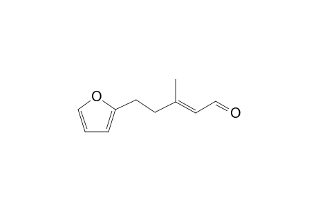 (E)-5-Furan-2-yl-3-methylpent-2-enal
