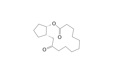(1S,14S)-13-oxabicyclo[12.3.0]heptadecane-3,12-dione