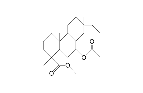 7-Acetoxy-18-epi-isopimaranoic acid, methyl ester