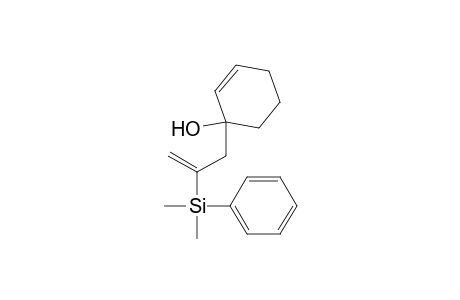 2-Cyclohexen-1-ol, 1-[2-(dimethylphenylsilyl)-2-propenyl]-