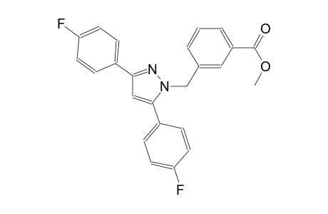 methyl 3-{[3,5-bis(4-fluorophenyl)-1H-pyrazol-1-yl]methyl}benzoate