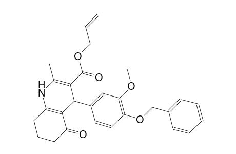allyl 4-[4-(benzyloxy)-3-methoxyphenyl]-2-methyl-5-oxo-1,4,5,6,7,8-hexahydro-3-quinolinecarboxylate