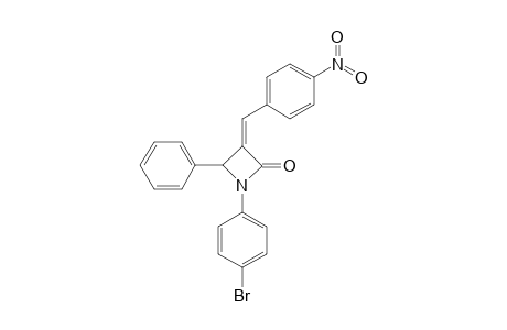 (Z)-1-(4-BROMOPHENYL)-3-(4-NITROBENZYLIDENE)-4-PHENYLAZETIDIN-2-ONE