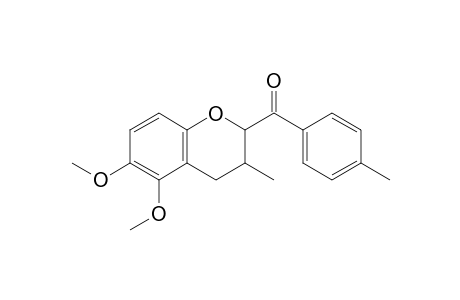 2-(4-Methylbenzoyl)-5,6-dimethoxy-3-methylchroman