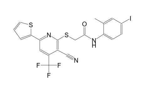 acetamide, 2-[[3-cyano-6-(2-thienyl)-4-(trifluoromethyl)-2-pyridinyl]thio]-N-(4-iodo-2-methylphenyl)-