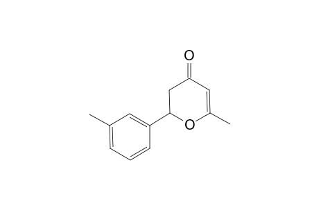 2,3-Dihydro-6-methyl-2-(3-methylphenyl)-4H-pyran-4-one