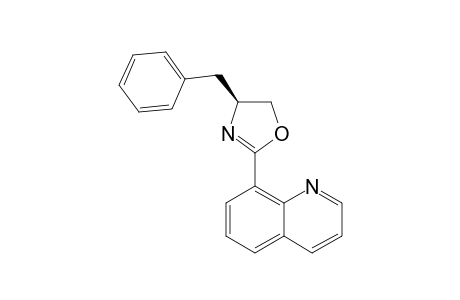 (4S)-4-(phenylmethyl)-2-(8-quinolinyl)-4,5-dihydrooxazole