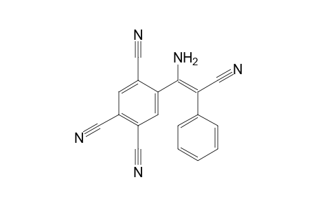 .alpha.-Amino-.beta.,2,4,5-tetracyanostilbene
