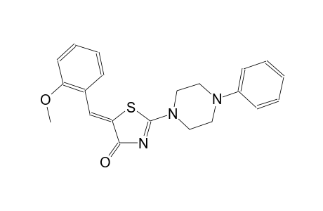 (5Z)-5-(2-methoxybenzylidene)-2-(4-phenyl-1-piperazinyl)-1,3-thiazol-4(5H)-one