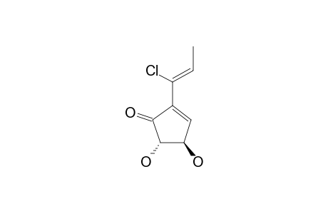 2-(1-CHLORO-1-PROPENYL)-4,5-DIHYDROXYCYCLOPENT-2-ENONE;CPDHC