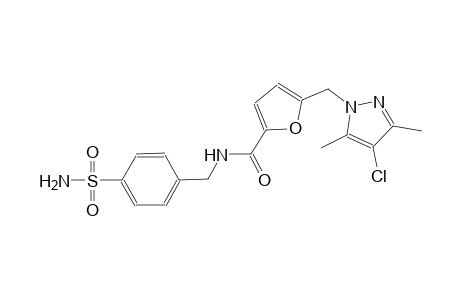 N-[4-(aminosulfonyl)benzyl]-5-[(4-chloro-3,5-dimethyl-1H-pyrazol-1-yl)methyl]-2-furamide