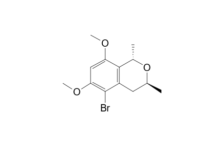 (1S,3S)-5-bromanyl-6,8-dimethoxy-1,3-dimethyl-3,4-dihydro-1H-isochromene