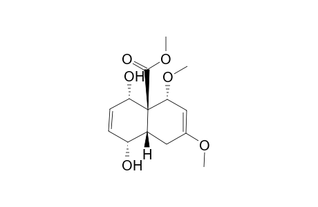 (1R,4S,4aS,5R,8aS)-1,4-dihydroxy-5,7-dimethoxy-4,5,8,8a-tetrahydro-1H-naphthalene-4a-carboxylic acid methyl ester