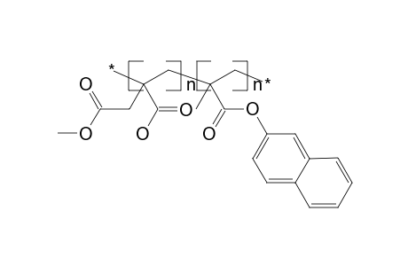 Poly(monomethyl itaconate-co-2-naphthyl methacrylate)