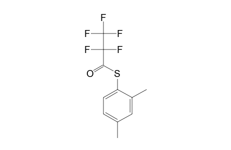 2,4-Dimethylbenzenethiol, S-pentafluoropropionyl-