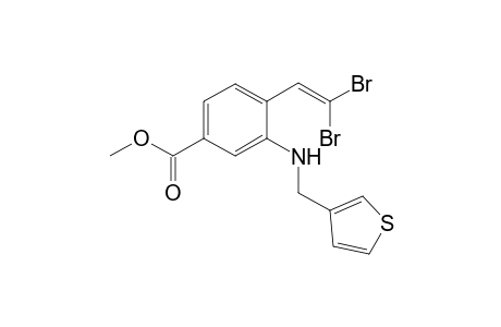 Methyl 4-(2,2-dibromovinyl)-3-((thiophen-3-ylmethyl)amino)benzoate