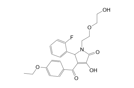4-(4-ethoxybenzoyl)-5-(2-fluorophenyl)-3-hydroxy-1-[2-(2-hydroxyethoxy)ethyl]-1,5-dihydro-2H-pyrrol-2-one