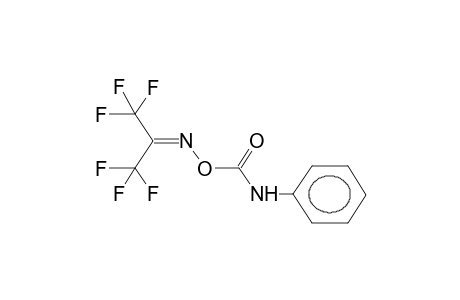 HEXAFLUOROACETONE, O-(N-PHENYLCARBAMOYL)OXIME