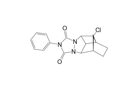 5-Chloro-N-phenyl-2,3-diazatetracyclo[4.4.0.0(4,10).0(5,9)]decane-2,3-dicarboximide