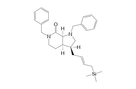 2,7-Dibenzyl-5-[4-(trimethylsilyl)-2-butenyl]-2,7-diazabicyclo[4.3.0]nonan-1-one
