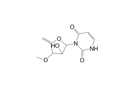 1-(5-Deoxy-3-O-methyl-.beta.,D-threopent-4-enofuranosyl)uracil
