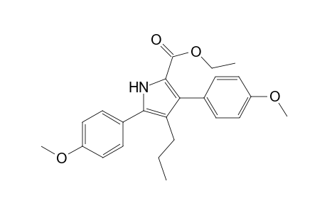 Ethyl 3,5-bis(4-methoxyphenyl)-4-propyl-1H-pyrrole-2-carboxylate