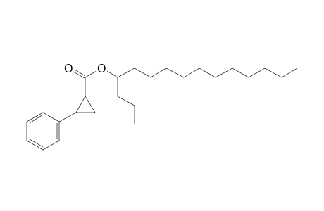 Cyclopropanecarboxylic acid, trans-2-phenyl-, pentadec-4-yl ester