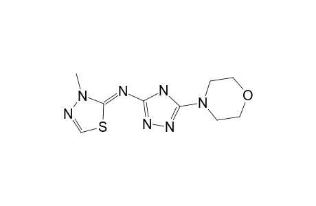 2,3-DIHYDRO-2-[(3-MORPHOLINO-(4H)-[1,2,4]-TRIAZOL-5-YL)-IMINO]-3-METHYL-[1,3,4]-THIADIAZOLE