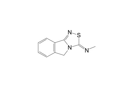 3-Methylimino-3H,5H-[1,2,4]thiadiazolo[3,4-a]isoindole