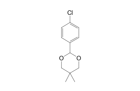 1,3-Dioxane, 2-(4-chlorophenyl)-5,5-dimethyl-