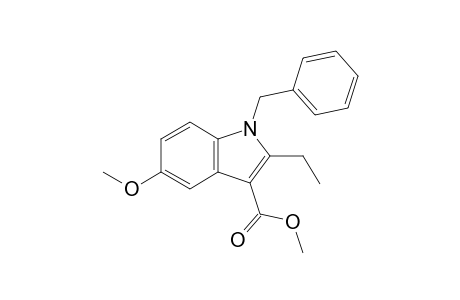 1-Benzyl-2-ethyl-5-methoxy-indole-3-carboxylic acid methyl ester