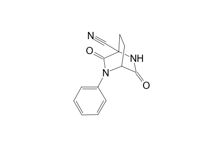 3,6-Dioxo-5-phenyl-2,5-diazabicyclo[2.2.2[octane-1-carbonitrile